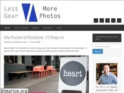 Sites similar to lessgearmorephotos.com
