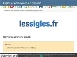 Sites similar to lessigles.fr