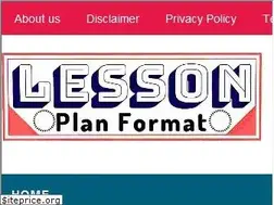 Sites similar to lessonplanformat.in