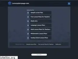 Sites similar to lessonplanspage.com