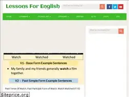 Sites similar to lessonsforenglish.com