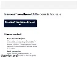 Sites similar to lessonsfromthemiddle.com
