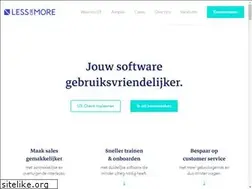 Sites similar to lessormore.nl
