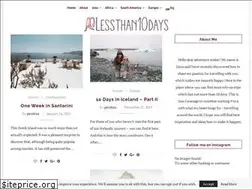 Sites similar to lessthan10days.com