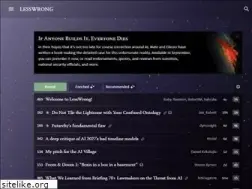 Sites similar to lesswrong.com