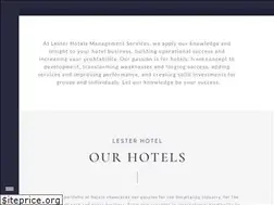 Sites similar to lesterhotels.com