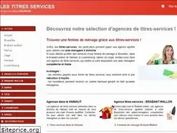 Sites similar to lestitresservices.be