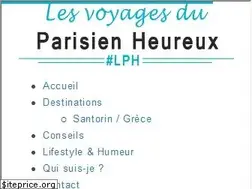 Sites similar to lesvoyagesduparisienheureux.fr