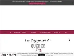 Sites similar to lesvoyageusesduquebec.com