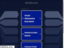 Sites similar to let-it-bio.com