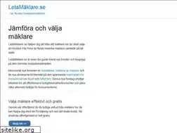 Sites similar to letamaklare.se