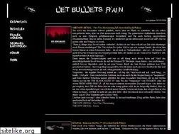Sites similar to letbulletsrain.de