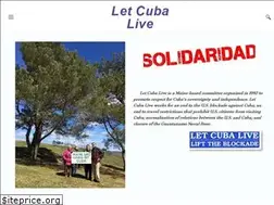 Sites similar to letcubalive.org