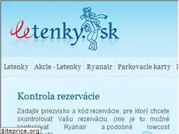 Sites similar to letenky.sk
