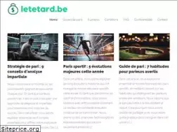 Sites similar to letetard.be