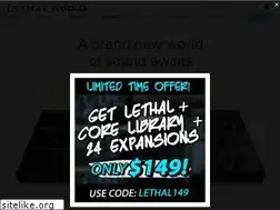 Sites similar to lethalaudio.com