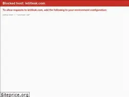 Sites similar to letitleak.com