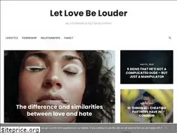 Sites similar to letlovebelouder.com