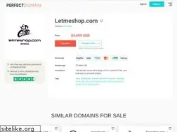Sites similar to letmeshop.com