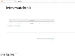 Sites similar to letmewatchthis-movie.blogspot.com