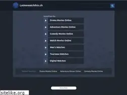Sites similar to letmewatchthis.ch