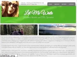 Sites similar to letmewrite.uk