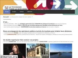 Sites similar to letourismedanslebonsens.fr
