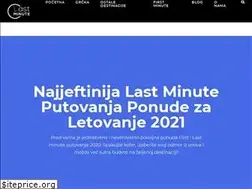 Sites similar to letovanje-lastminute.com