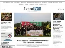Sites similar to letrafria.com