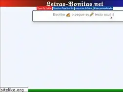 Sites similar to letras-bonitas.net