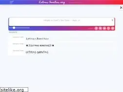 Sites similar to letras-bonitas.org
