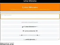 Sites similar to letras-diferentes.com