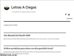 Sites similar to letrasaciegas.com