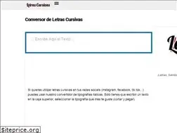 Sites similar to letrascursivas.com