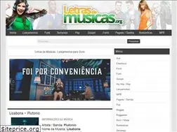 Sites similar to letrasdemusicas.org
