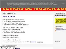 Sites similar to letrasdemusicazuliana.blogspot.com