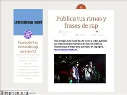 Sites similar to letrasderap.wordpress.com