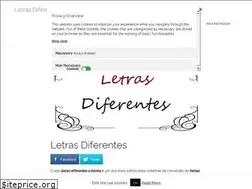 Sites similar to letrasdiferentes.com.br
