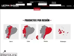 Sites similar to letrasigma.com.ec