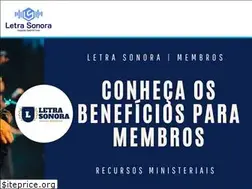 Sites similar to letrasonora.com.br