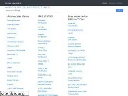 Sites similar to letrasyacordes.net