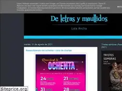 Sites similar to letrasymaullidos.blogspot.com