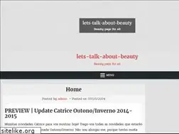 Sites similar to lets-talk-about-beauty.com