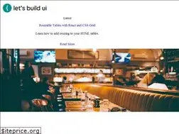 Sites similar to letsbuildui.dev
