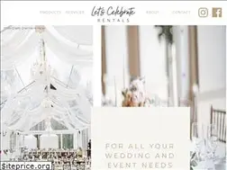 Sites similar to letscelebraterentals.com