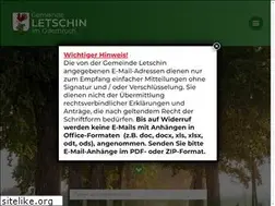 Sites similar to letschin.de