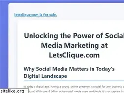 Sites similar to letsclique.com
