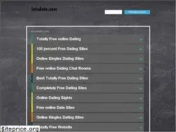 Sites similar to letsdate.com