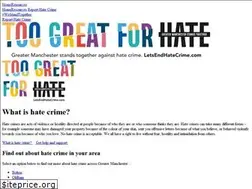 Sites similar to letsendhatecrime.com
