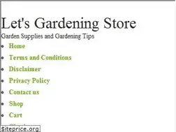Sites similar to letsgardening.com